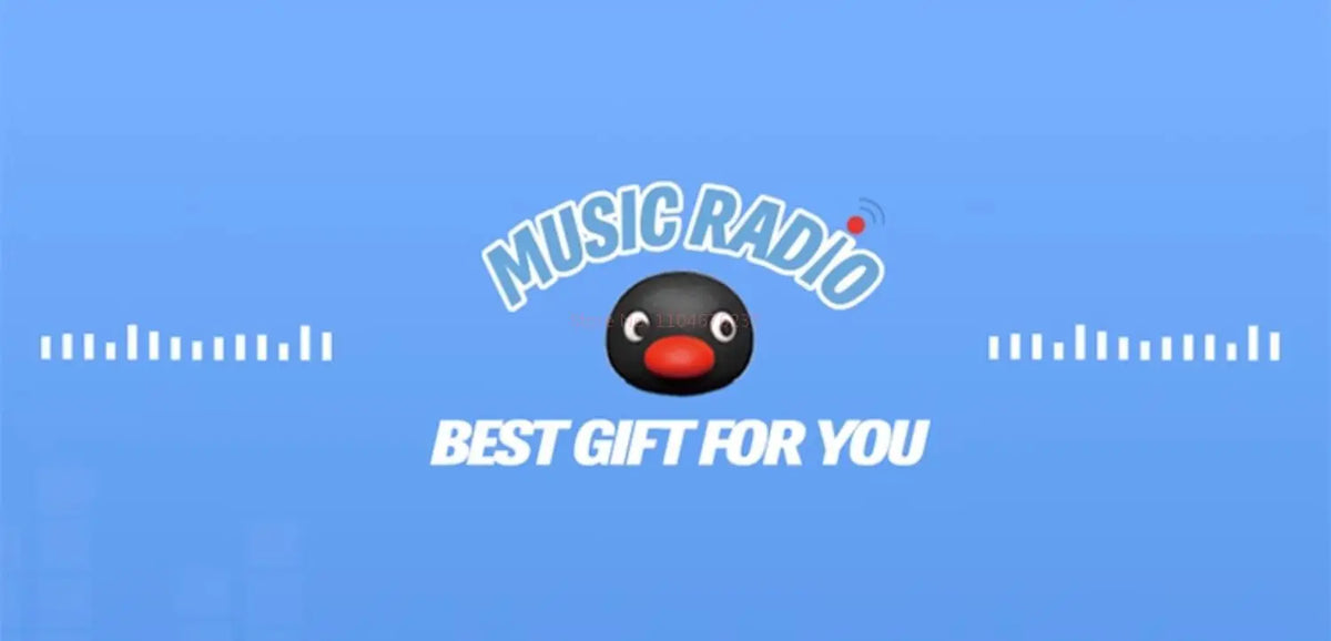 Pingu Bluetooth Speaker Plush Doll – Head-Bobbing