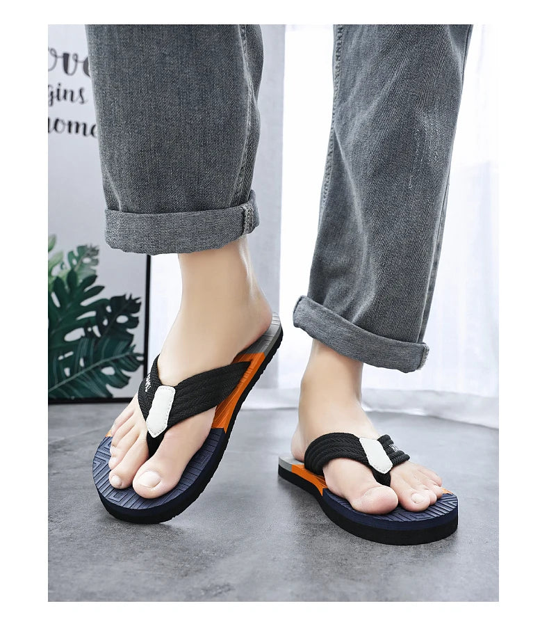 Men's EVA Flip Flops — Lightweight Non-Slip Beach & Indoor Slides