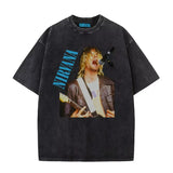 Nirvana In Utero Washed Cotton Oversized T-Shirt — Retro Y2K Streetwear Tee