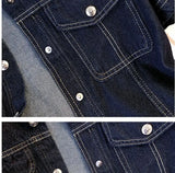 Women's Retro Cropped Short Sleeve Denim Jacket