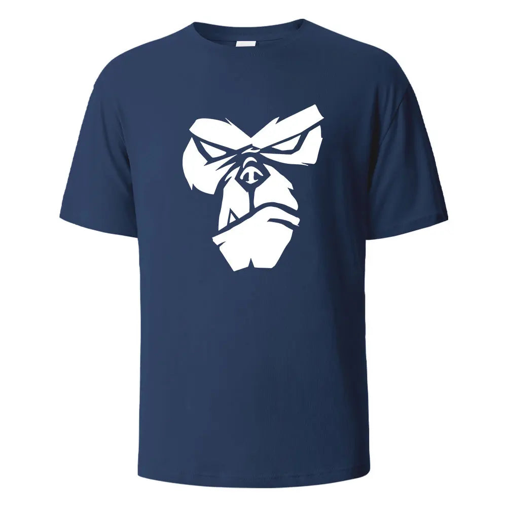 Gorilla Face Graphic Cotton T-Shirt