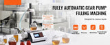 SucceBuy Automatic Liquid Filling Machine Bottle Water Filler Gear Pump Digital Control for Perfume Beverage Olive Oil 50-5000g