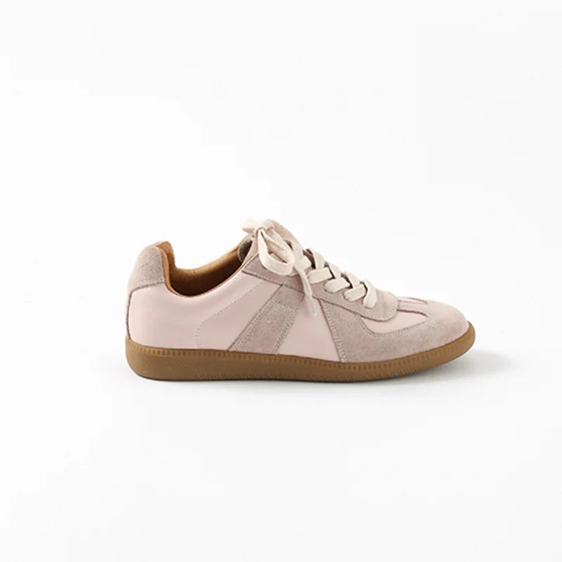 MORAZORA 20 Colors Ins New Genuine Suede Leather Women Flats Lace Up Colors Spring Summer Flat Shoes Casual Sneakers Footwear