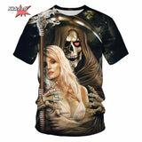 Men's Skull Beer Graphic T-Shirt