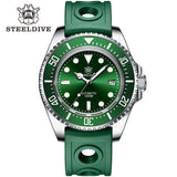 SD1964 STEELDIVE 1000M Waterproof 45.4MM Big Water Ghost Watch For Men Super BGW9 Blue Luminous Dive Watch with Valve
