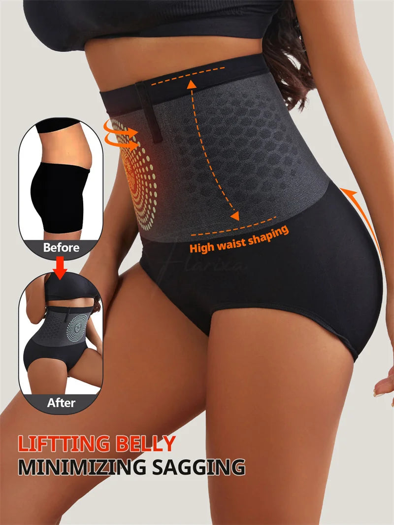 Flarixa High Waist Tummy Control Shapewear – Butt Lifting Seamless Panties