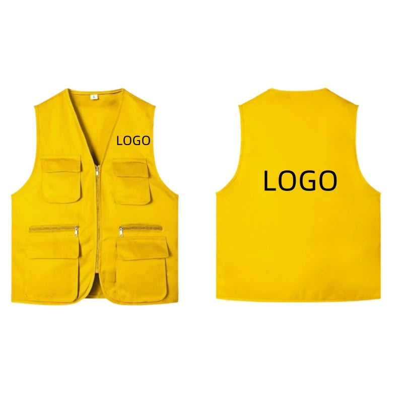 Men's Multi-Pocket Safari Vest – Lightweight All-Season Outerwear
