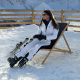 All-Weather Waterproof Hooded Ski Jumpsuit