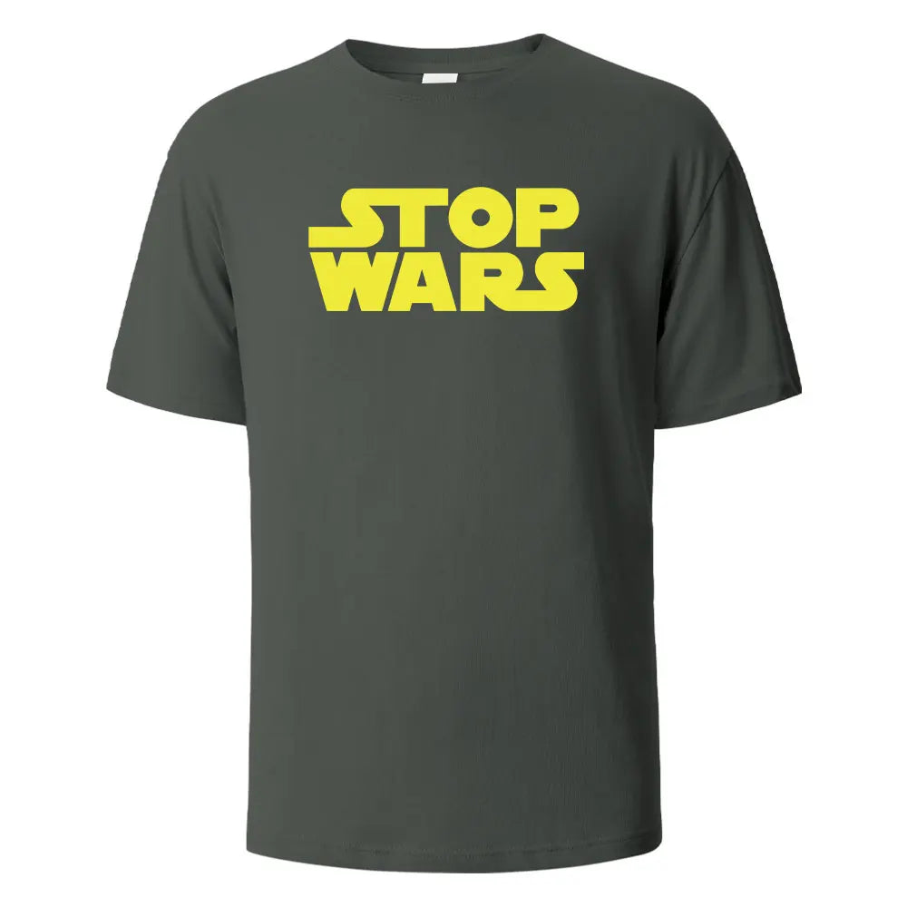 Stop Wars Graphic Cotton T-Shirt