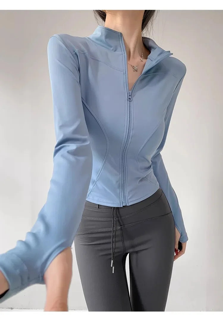 Quick-Dry Performance Yoga Jacket