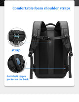 Vacuum Compression Travel Backpack – 17" Laptop & Adventure Ready