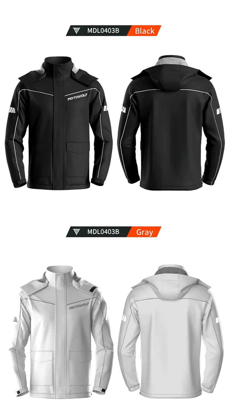 Waterproof Motorcycle Rain Suit – Jacket & Pants Set