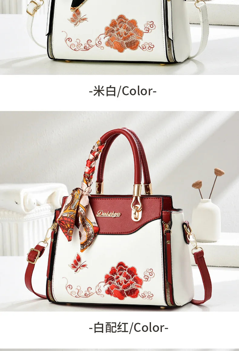 Women's Patchwork Shoulder & Crossbody Bag