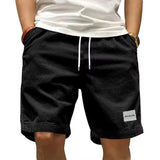 Men's Cotton Cargo Shorts with Elastic Waist