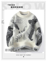 Men's Thick Crew Neck Winter Sweater