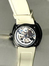 Men Automatic Mechanical Watch Fashion Sport Wristwatch Silicone Band