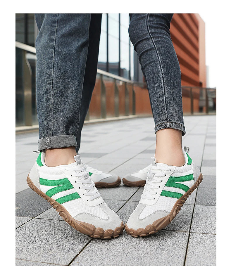 2026 New Wide Toe Barefoot Shoes Mens Womens Zero Drop Minimalist Sneakers Retro Outdoor Non Slip Walking Shoes Casual Sneaker