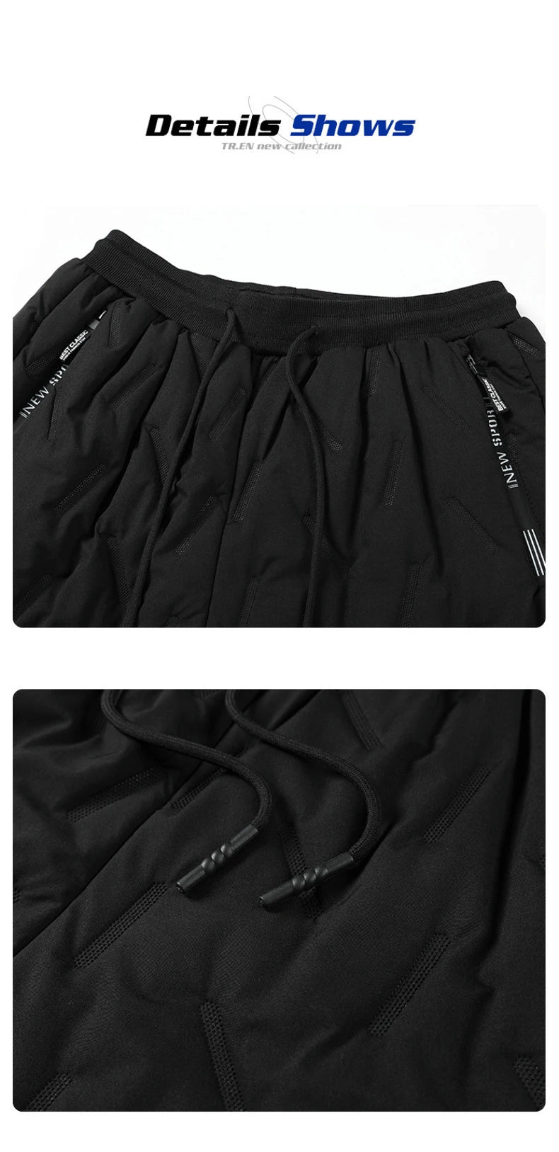 Men's Fleece-Lined Winter Joggers