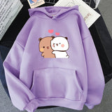 Kawaii Panda Bubu & Dudu Hoodie