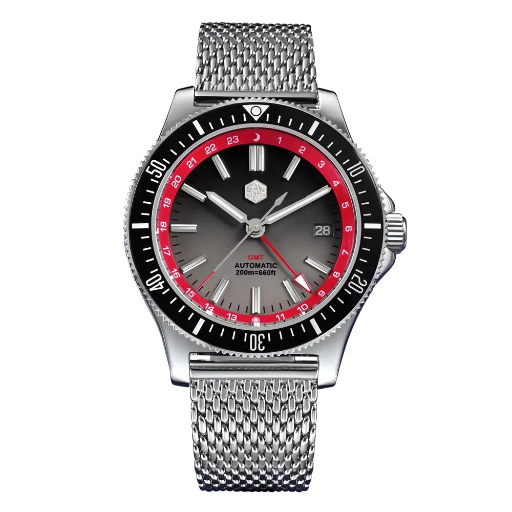 San Martin 41mm GMT Dive Watch – NH34 Automatic