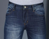 Men's Flared Jeans with Mid-Rise Waist