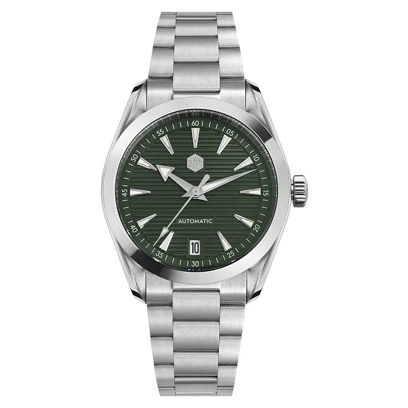 San Martin SN0113W  Men Watch PT5000 Movement Sapphire BGW9 Luminous Waterproof Fashion Luxury 38mm Automatic Mechanical Watches