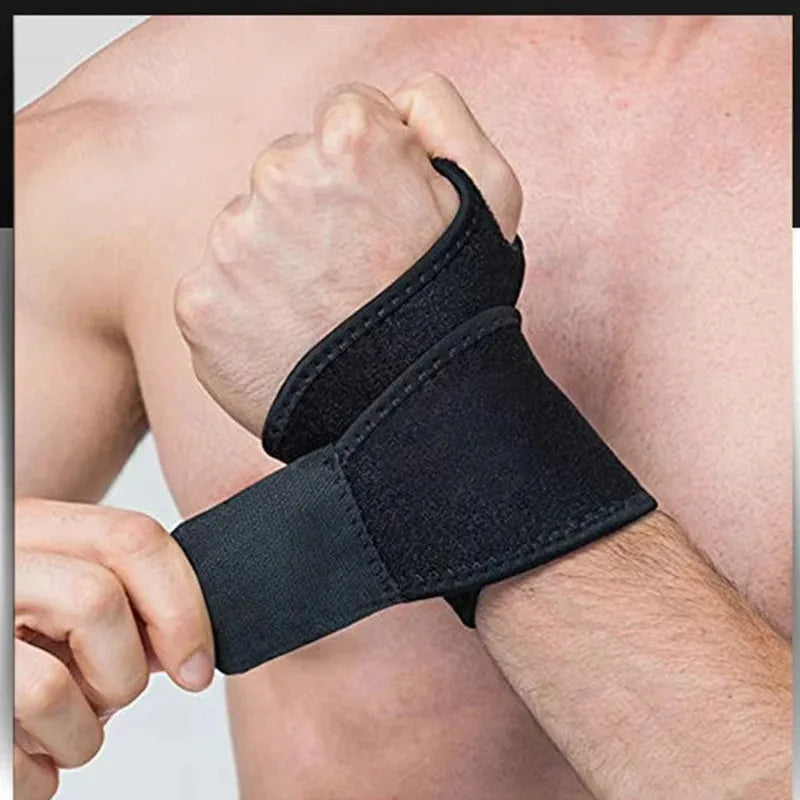1PC Adjustable Knit Wristband – Soft Sports Wrist Guard & Injury Recovery Wrap