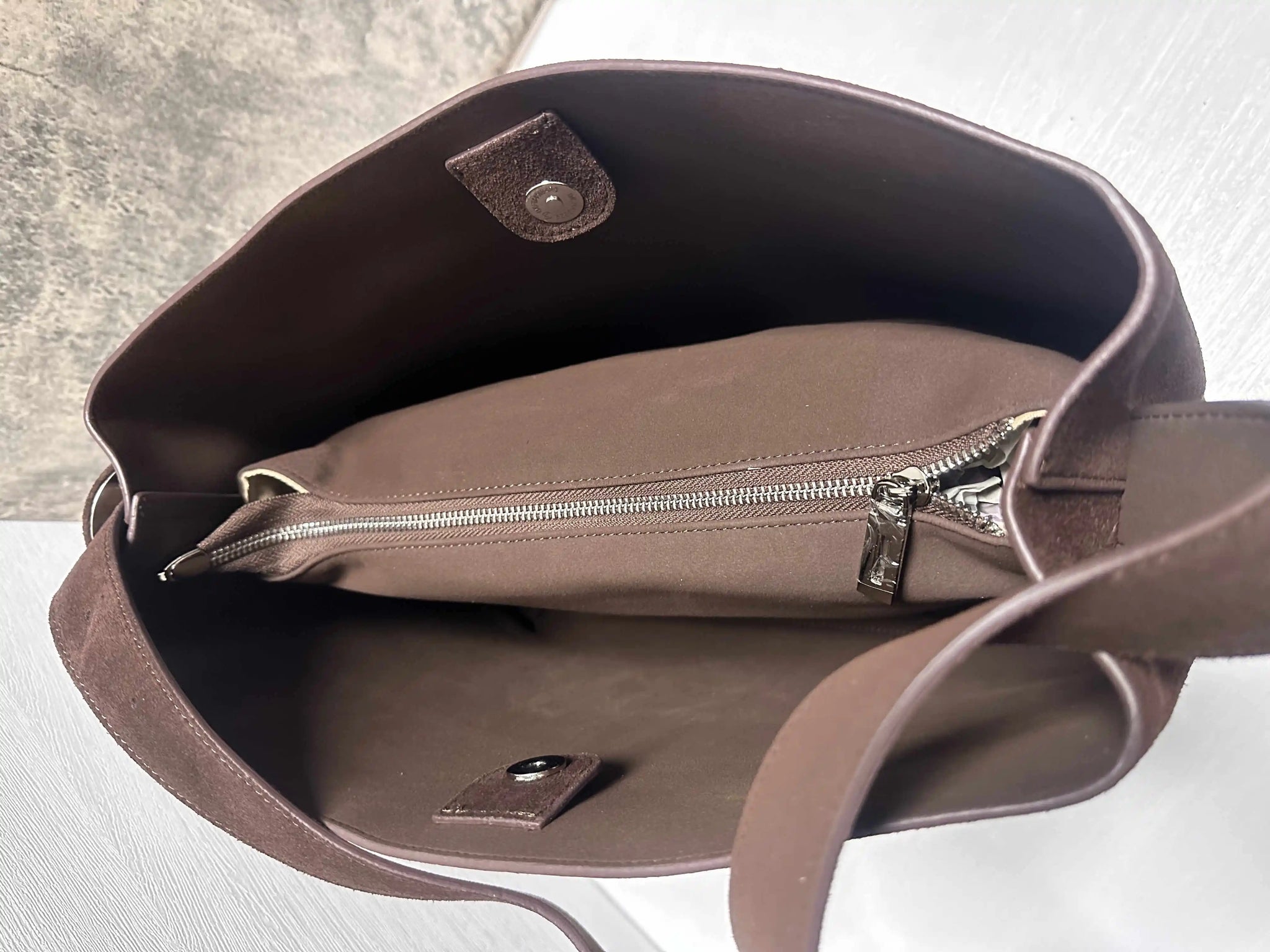 Motingsome Oversize Women Bag Luxury Suede Leather Winter Bags Frosted Cow Skin Handbag and Purses Retro Lady Tote 2024 New