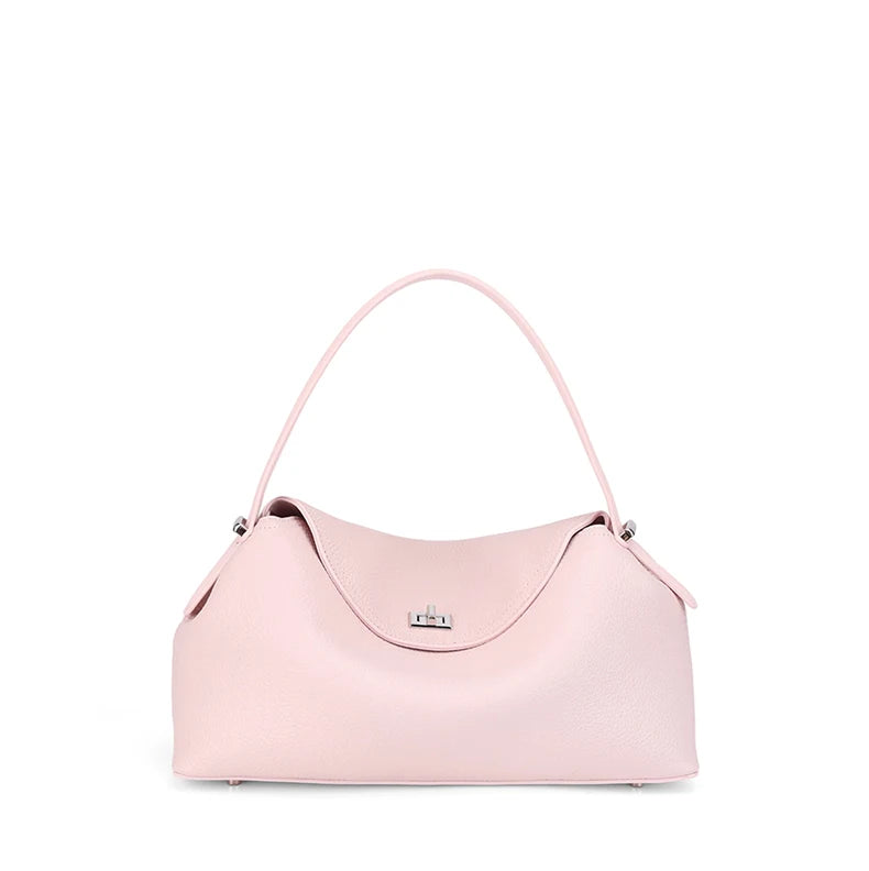 Women's genuine leather handbag fashionable retro designer luxury bag high-quality cowhide large capacity casual shopping bag