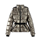 Women's Winter Fur-Trim Hooded Jumpsuit