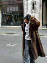 Women's Luxury Faux Fur Long Coat