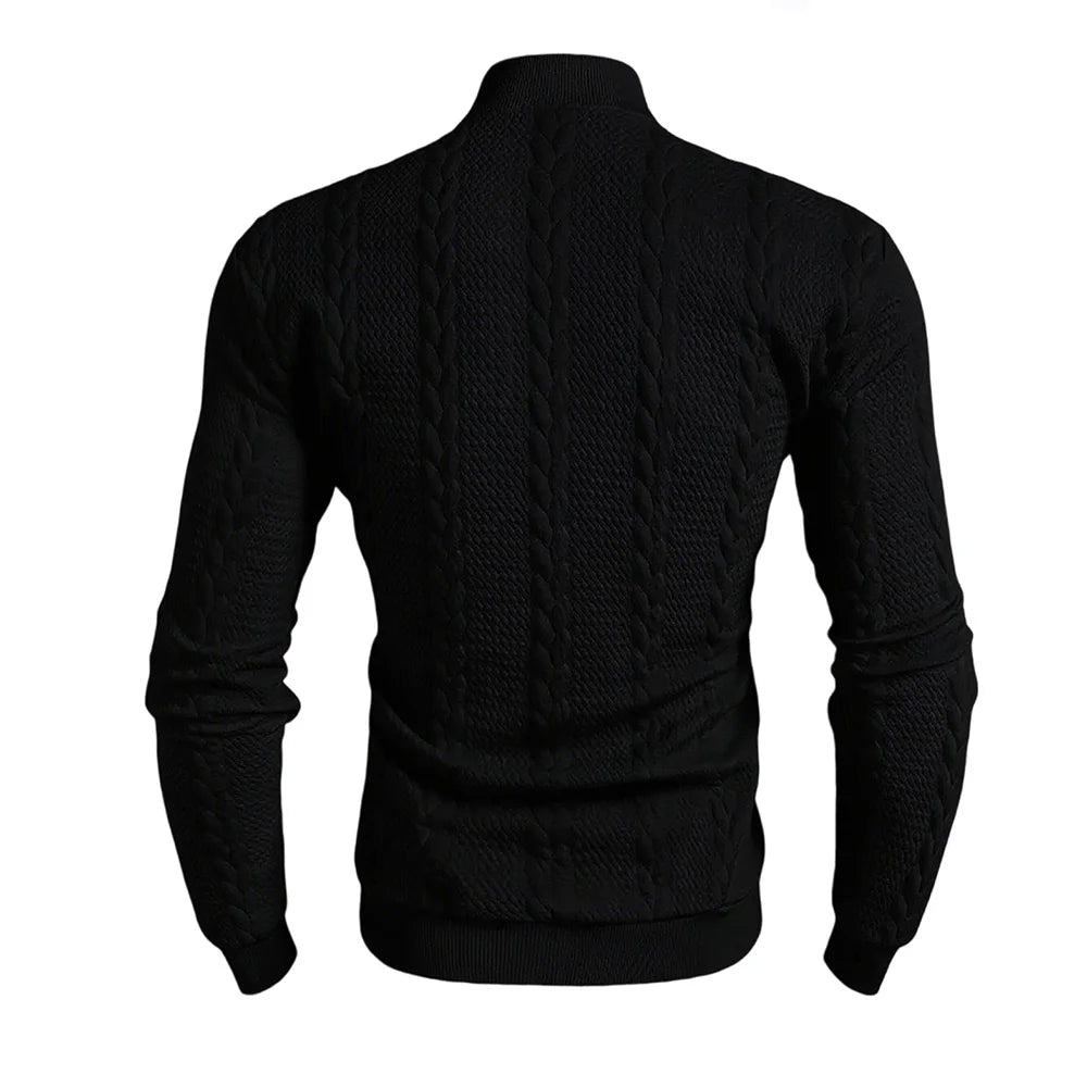 Men's Turtleneck Knit Sweater