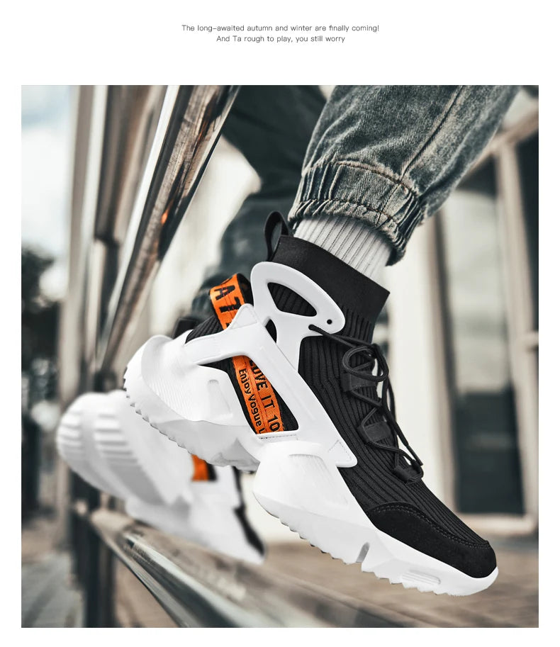 High-Top Breathable Sport Sneakers