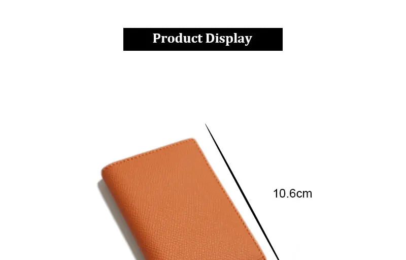 Genuine Leather Credit Card Holder for Women And Men with Free Embossing Personalized High-Quality Protective Bank Card Case