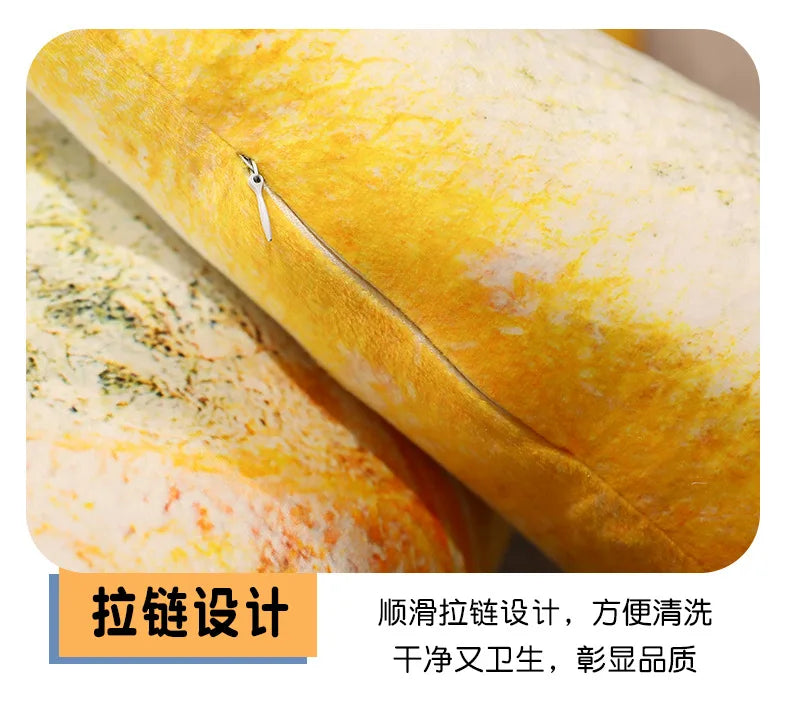 New Simulation Large Yellow Croaker Plush Toys Lifelike Fish Dolls Stuffed Soft Throw Pillow Sleeping Cushion Decor Gift