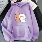 Cute Dudu Anime Hoodie – Unisex Casual Spring & Autumn Pullover