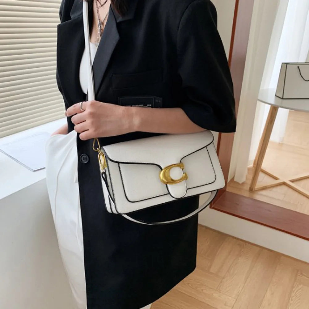 2-in-1 Underarm & Crossbody Square Bag Set