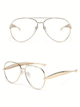 Large Frame Double Bridge Aviator Sunglasses | UV400