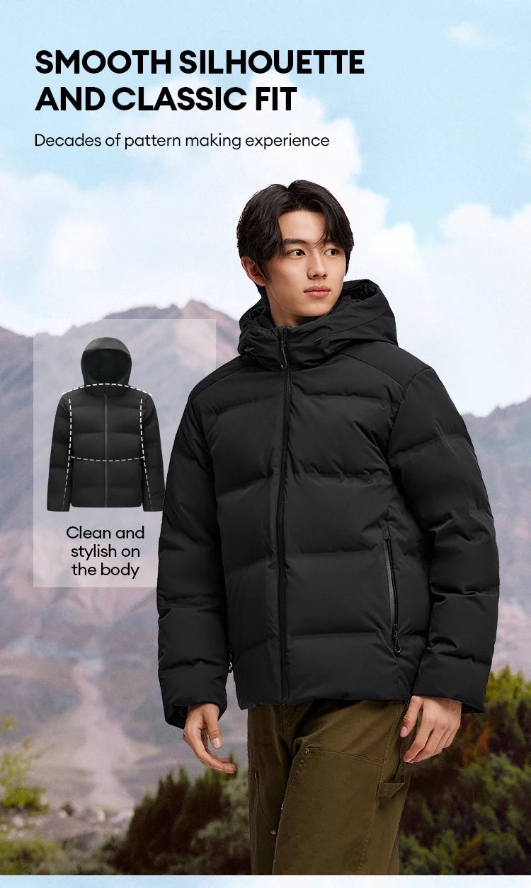 Semir Men's Premium Hooded Down Jacket