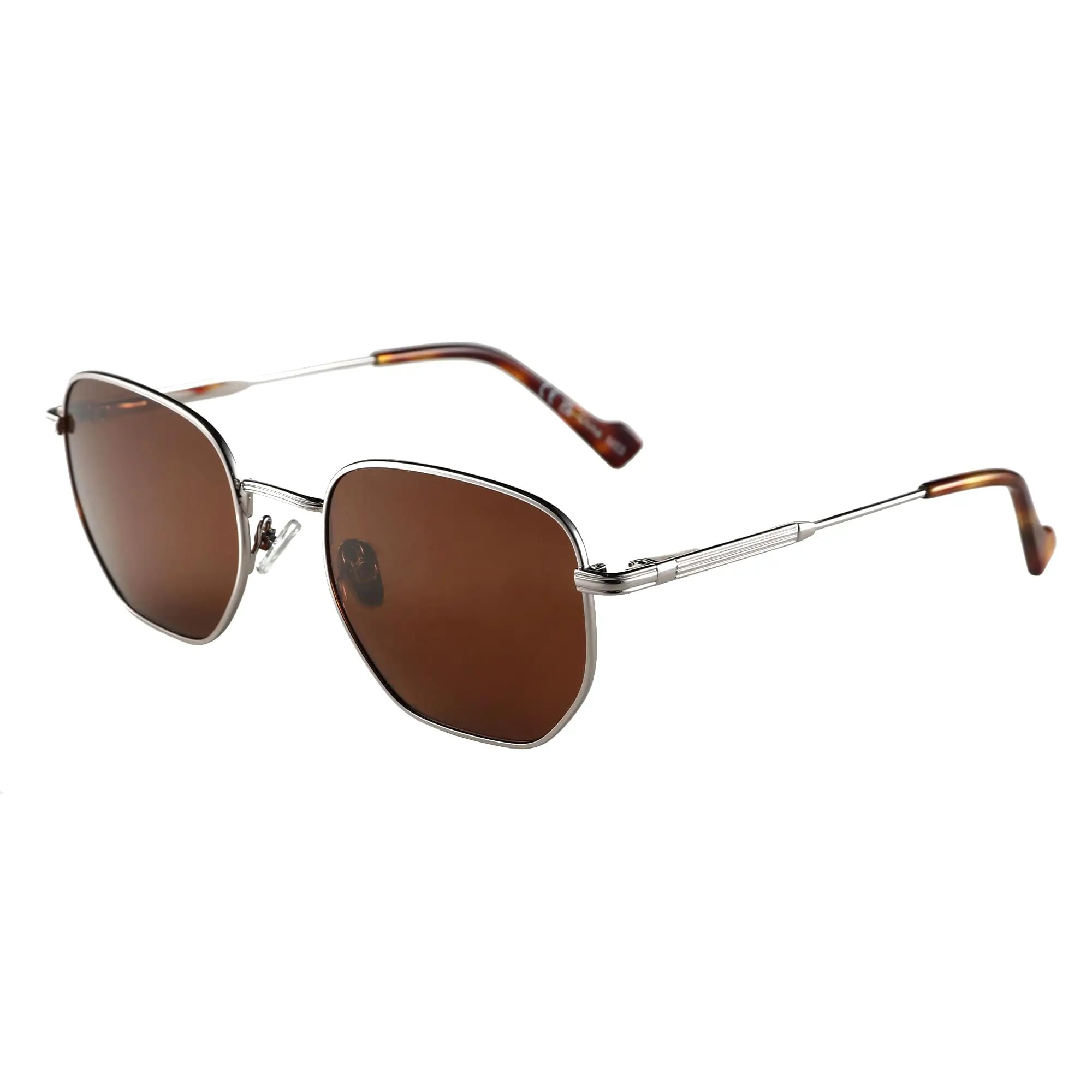 ZENOTTIC Hexagon Polarized Retro Sunglasses for Men Women-Vintage Metal Frame Design UV Protection Trendy Fashion Shades