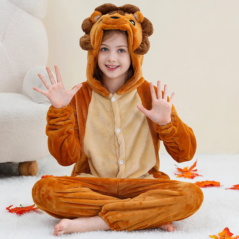 Kids' Capybara Flannel Onesie