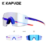 Kapvoe Fashion Sunglasses for Men Photochromic Runnning Glasses Light-Weight Cycling Glasses Bike Women UV400 Hiking Eyewear
