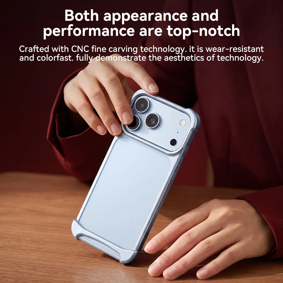 Aluminum Bumper iPhone Case with Arc Design