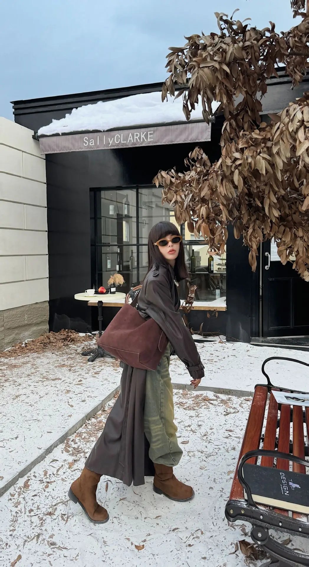 Motingsome Oversize Women Bag Luxury Suede Leather Winter Bags Frosted Cow Skin Handbag and Purses Retro Lady Tote 2024 New