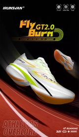 IRUNSVAN T800 Carbon Plate Running Shoes - Lightweight Racing Shoes for Men & Women - Marathon Training, Cushioned & Anti-Slip