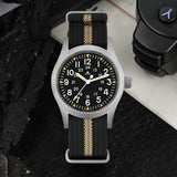 Militado ML05 Vintage Watch VH31 Sweep Second Movement Domed Sapphire Crystal With High Clear AR Coating Luminous 38mm Watches