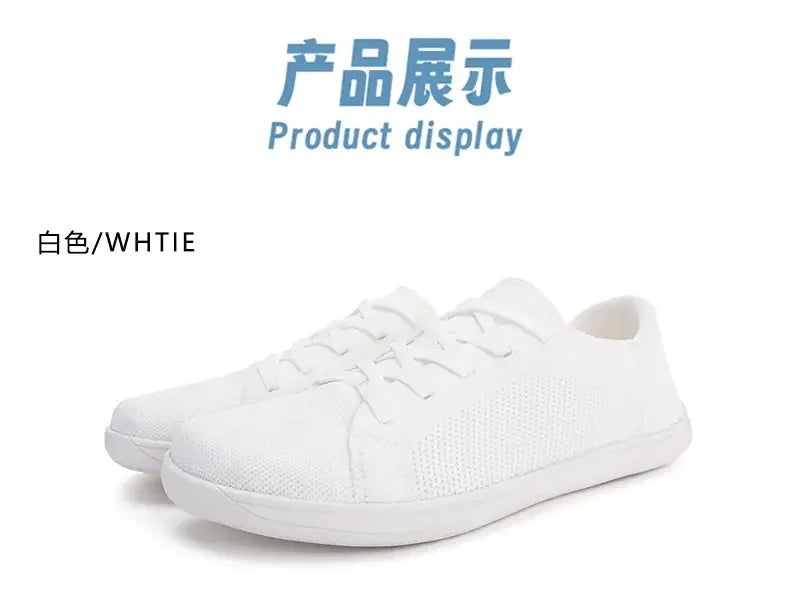 Summer Men's Casual Sports Shoes, Men's and Women's Wide Version Barefoot Shoes Outdoor Running Casual Shoes, Minimalist Shoes
