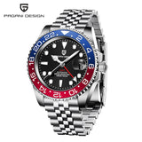 PAGANI DESIGN 40MM GMT Watches for Men Luxury Sapphire AR Mechanical Watch Ceramic Bezel Automatic 100M Waterproof Gift watch