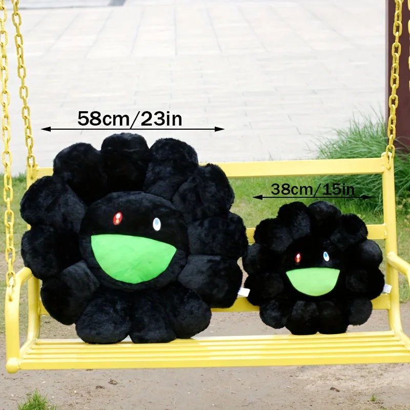 Sunflower Plush Cushion – Cheerful Décor Pillow