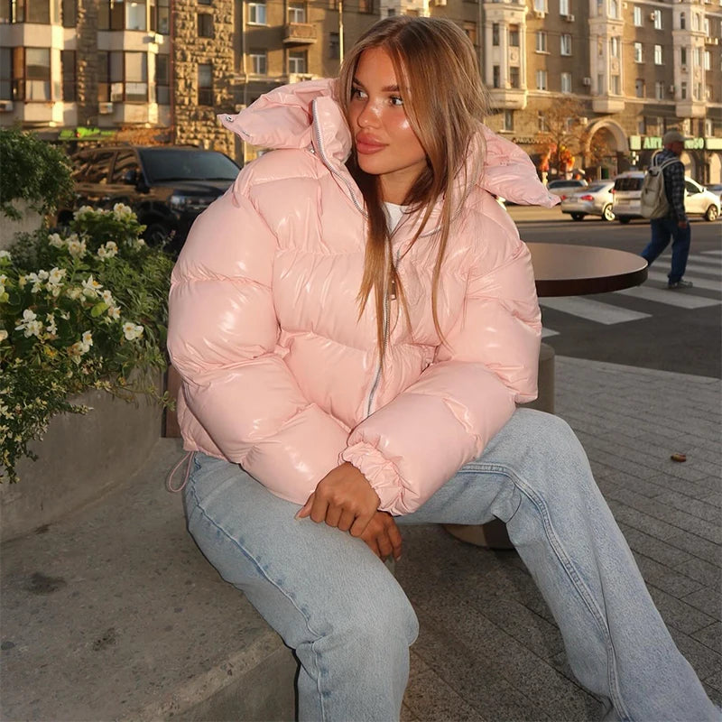 Women’s Hooded Puffy Cotton Jacket